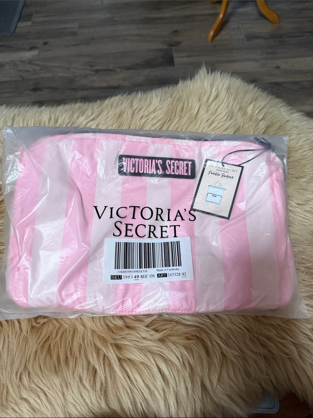 Victoria’s Secret packable backpack NWT